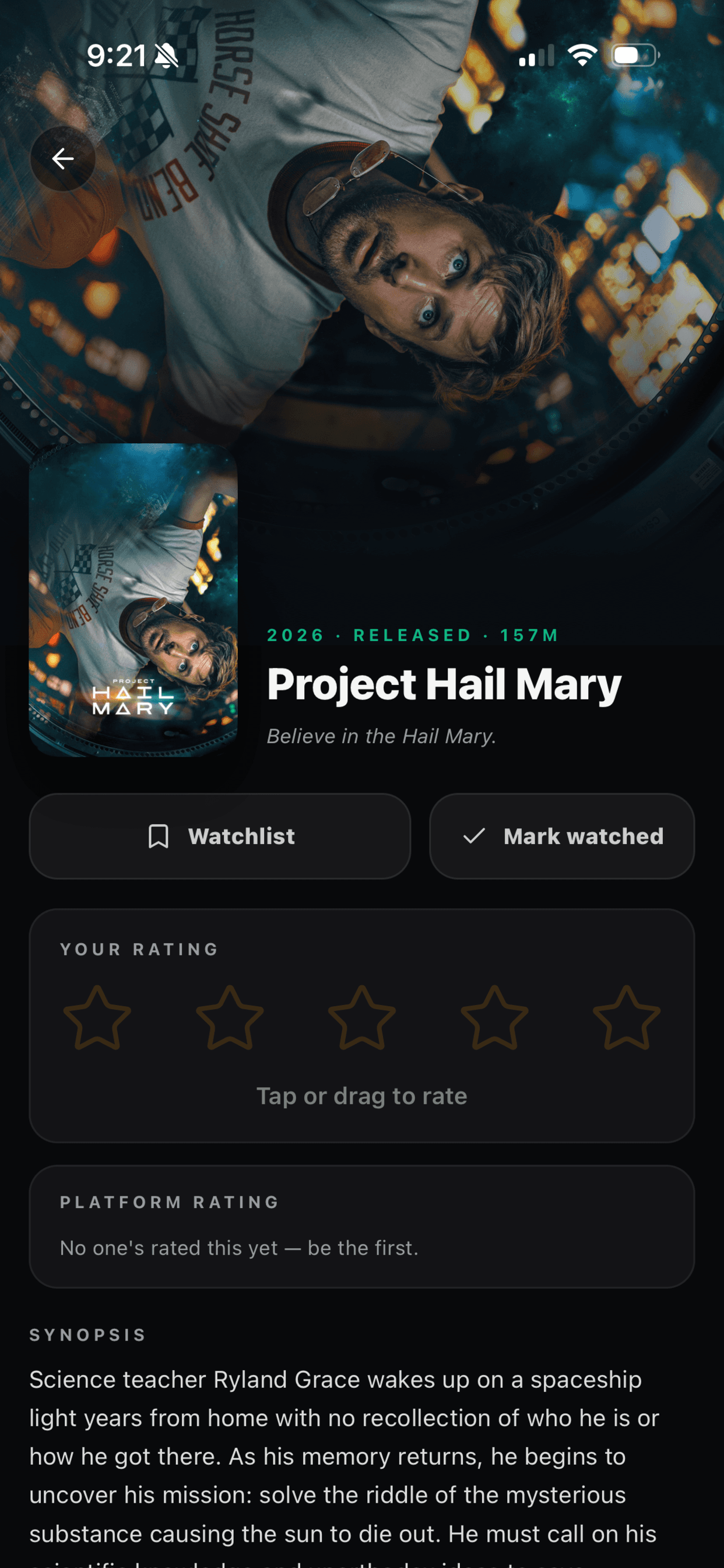 App screen